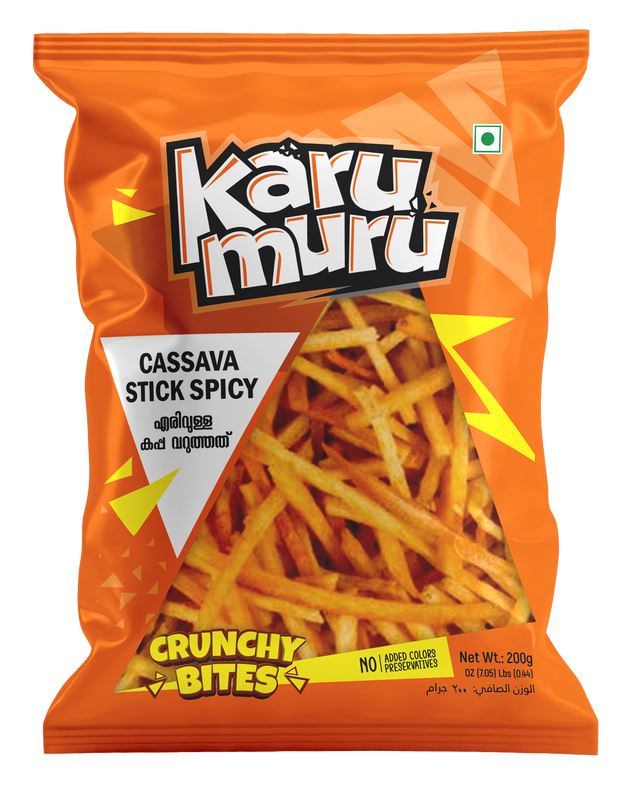 Karumuru Cassava Stick Spicy 200gm