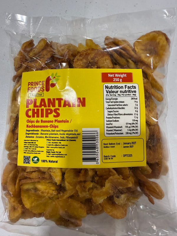 Prince Foods plantain chips 250gm