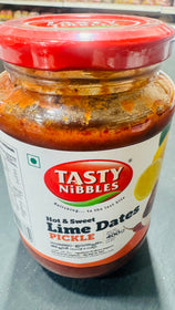 Tasty Nibbles Hot & Sweet Lime Dates Pickle 400g
