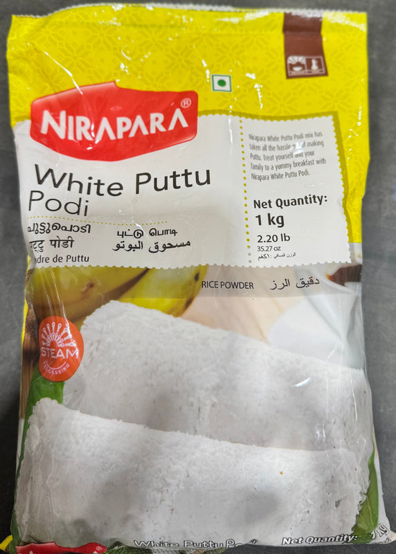 Nirapara White Puttu Podi 1kg