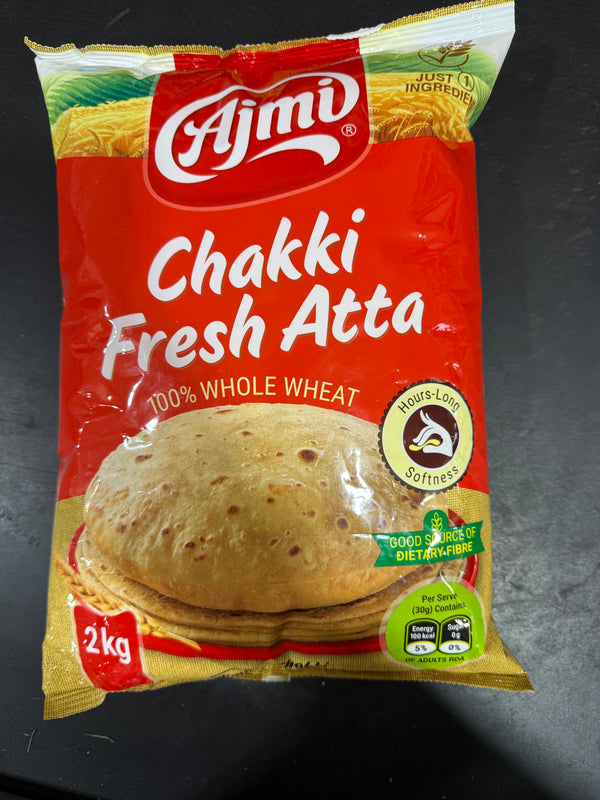 Ajmi chakki fresh atta 2Kg