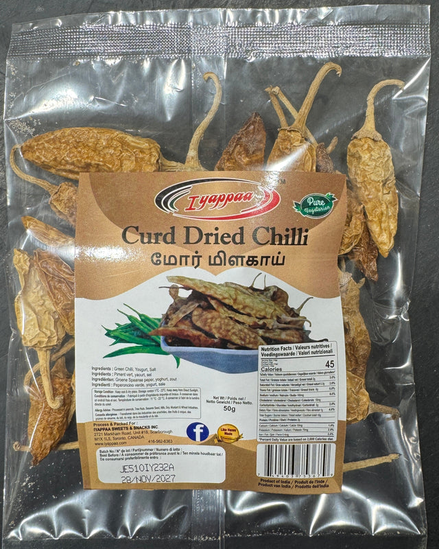 Iyappaa Dried Curd Chilli 50 gm