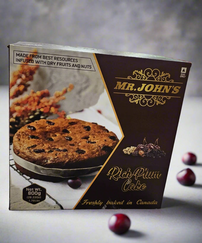 Mr Johns Rich plum cake 800gm