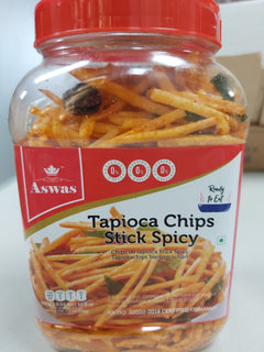 Aswas Tapioca chips sticky spicy 200g