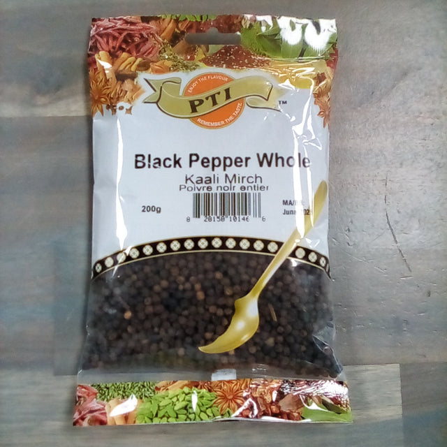 Pti Black Pepper Whole 400g