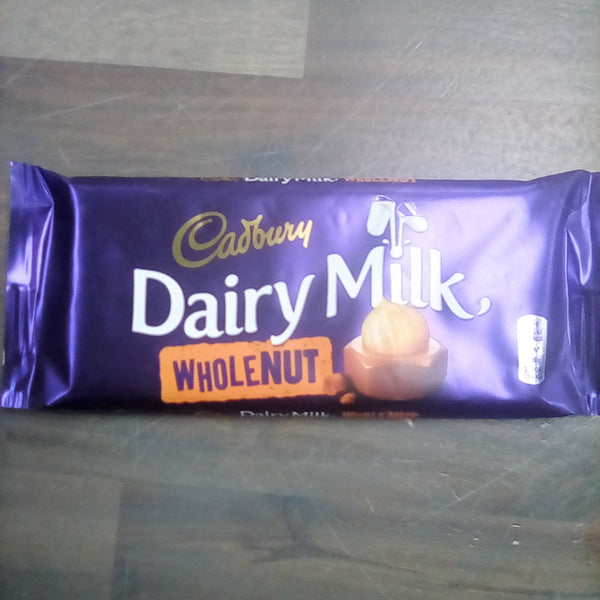 Cadbury dairy milk wholenut 120gm