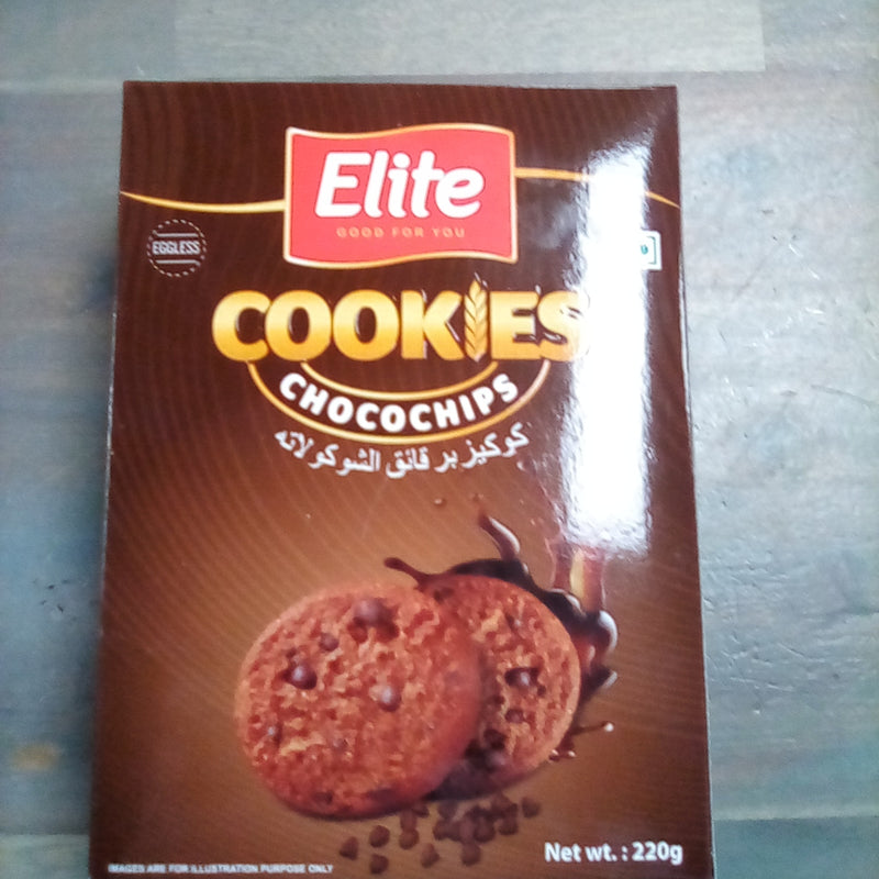 Elite Chocochips cookies 220 gm