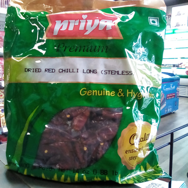Priya dried chilly long 400g
