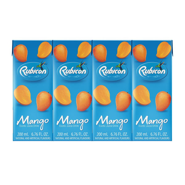 Rubicon Mango Juice Box 4pk