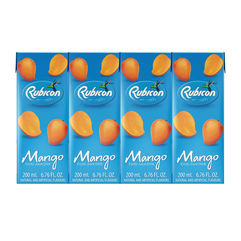 Rubicon Mango Juice Box 4pk