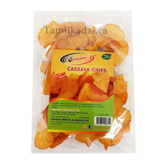 Iyyappa Cassava Chips Plain 175g