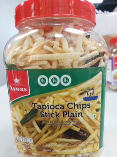 Aswas Tapioca chips stick plain 200g